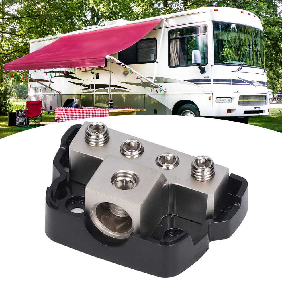 4 Way Power Distribution Block Amp Fuse Holder Ground Distributor Splitter Car Audio Amplifier 4311321946950