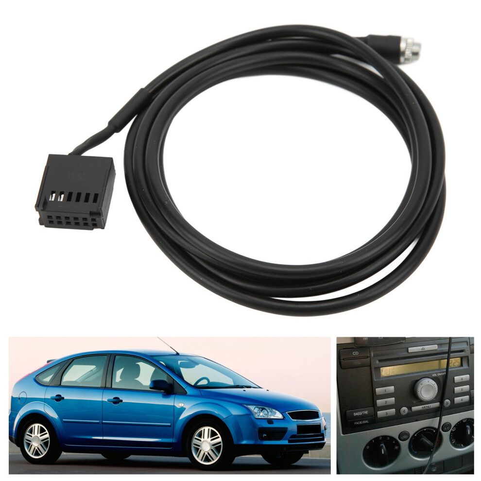 12Pin Bluetooth5.0 Aux In Adapter 3.5Mm 6000Cd Audio Cable Replacement For Mondeo 2002 Onwards 3461321947103