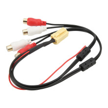 Câble audio 4 RCA mini ISO 6 broches ABS Plug&Play siège