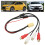 Câble audio 4 RCA mini ISO 6 broches ABS Plug&Play siège 15