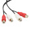 Câble audio 4 RCA mini ISO 6 broches ABS Plug&Play siège 7