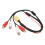 Câble audio 4 RCA mini ISO 6 broches ABS Plug&Play siège 14