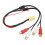 Câble audio 4 RCA mini ISO 6 broches ABS Plug&Play siège 2
