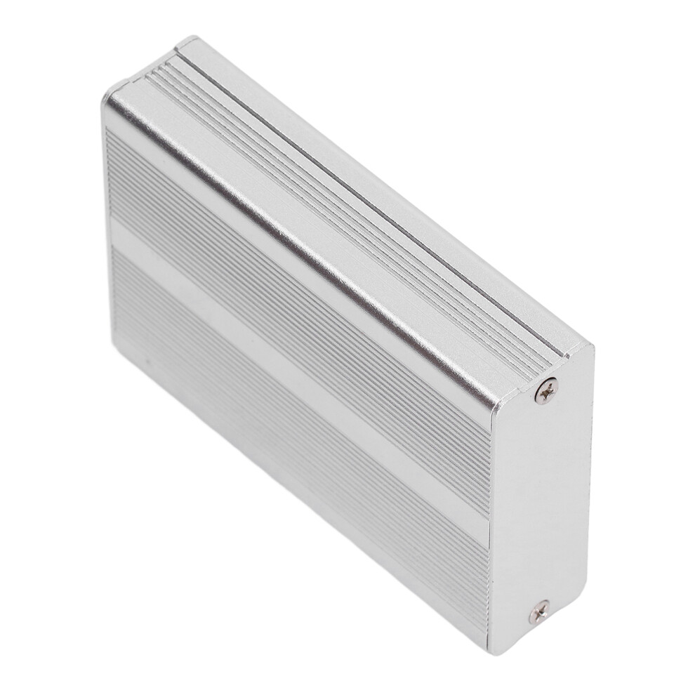 Aluminium Electric Box Waterproof Junction Enclosure Case Integrated For Diy Silver 24X69x100mm 5021321947268