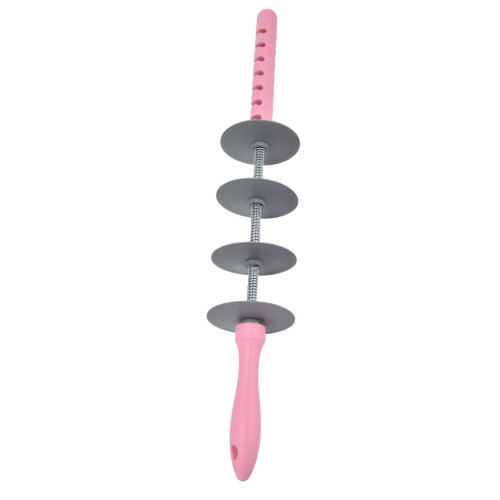 Rodillo ajustable para masa de pan, gris-rosado 2