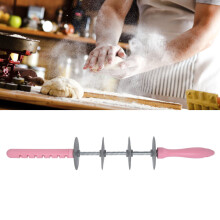 Rodillo ajustable para masa de pan, gris-rosado