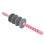 Rodillo ajustable para masa de pan, gris-rosado 16