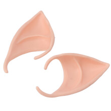 Orecchie da elfo per cosplay, in plastica morbida, accessori per costumi per Halloween e Natale