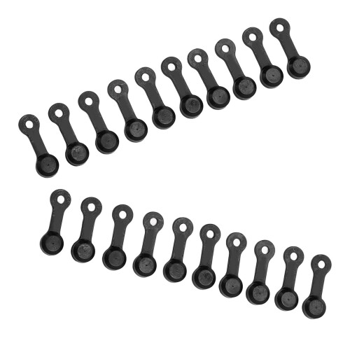 20 pièces capuchon de graisseur Zerk RA145 en silicone noir 2