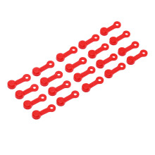 RA145 20 pièces capuchon en silicone rouge pour raccord Zerk 4 g