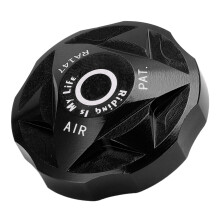 Tappo aria per forcella anteriore in lega di alluminio per sospensione MTB nero