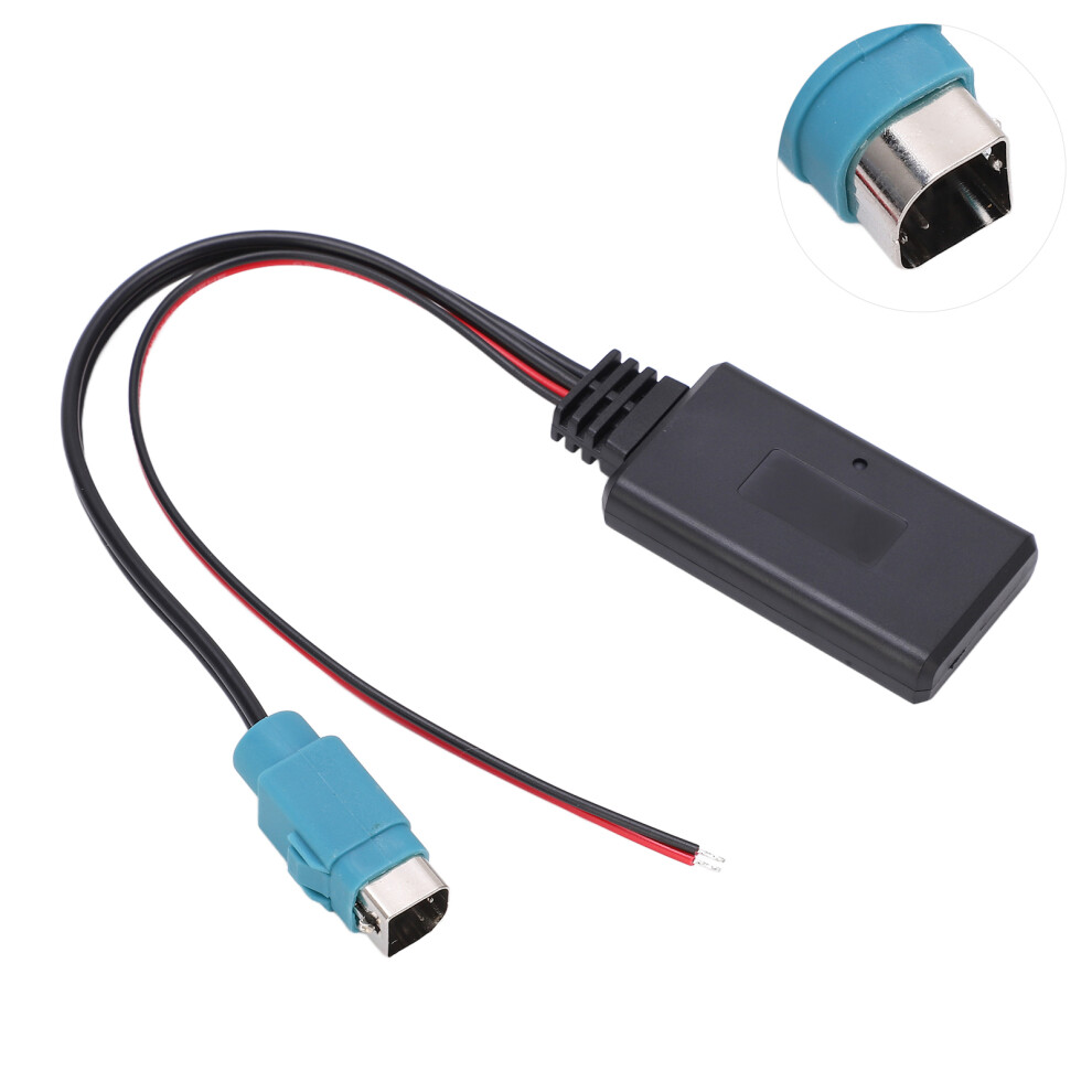 Bluetooth Aux In Cable Adapter Stereo Input Cable Replacement For Alpine Cdew203ri Ida X303 X305 X301 4641321951785