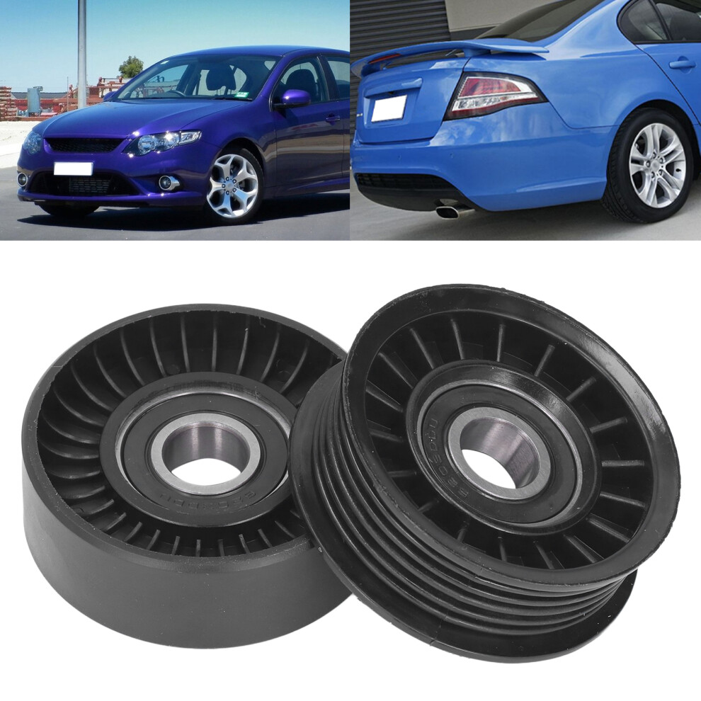 2 Pcs Drive Belt Idler Pulley Set Replacement For Fairlane Au Ba Bf Nf Nl 1995Â2007 8451321951847