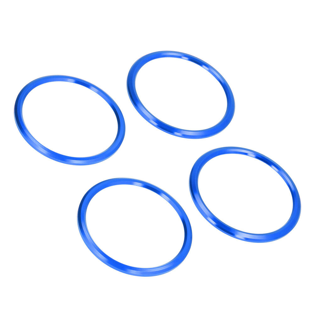 4Pcs/Set Air Conditioner Vent Opening Cover Trims Aluminium Alloy Replacement For Chevrolet Camaro 2016Â2019Blue 9441321952776