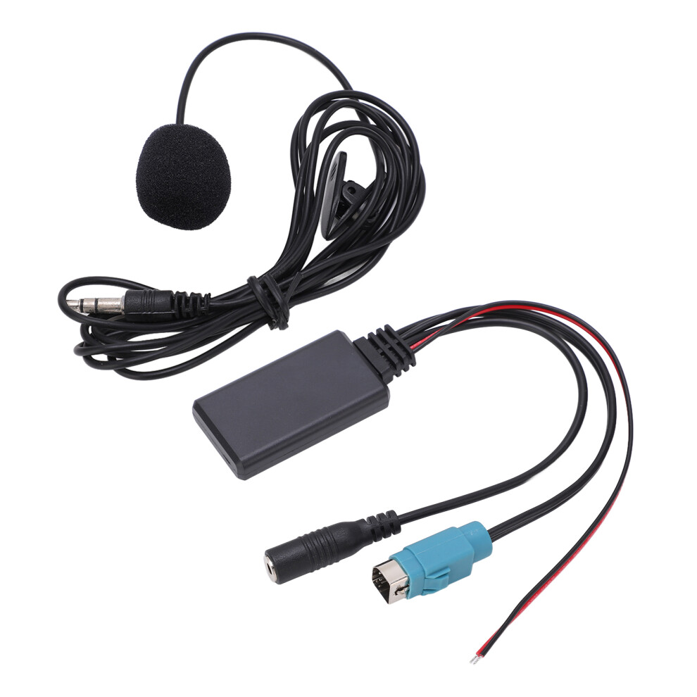 Bluetooth Aux In Cable Adapter Stereo Full Speed With Removable Microphone Replacement For Alpine 2009ÂUp 7691321953255