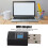 Scheda wireless USB 2.0 8723, nera e compatta, 11n 11