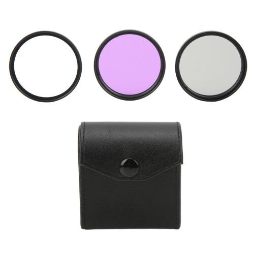 Kit de 3 filtres multicouches pour objectif UV/CPL/FLD, 52 mm 1