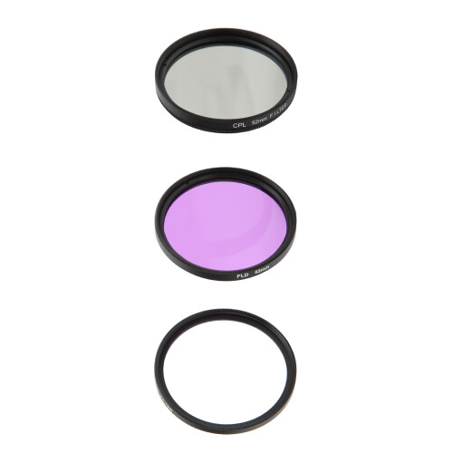 Kit de 3 filtres multicouches pour objectif UV/CPL/FLD, 52 mm 2