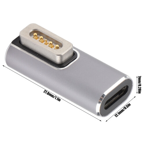 Adaptateur PD Type-C vers MagSafe1/2, 5A, aluminium 2