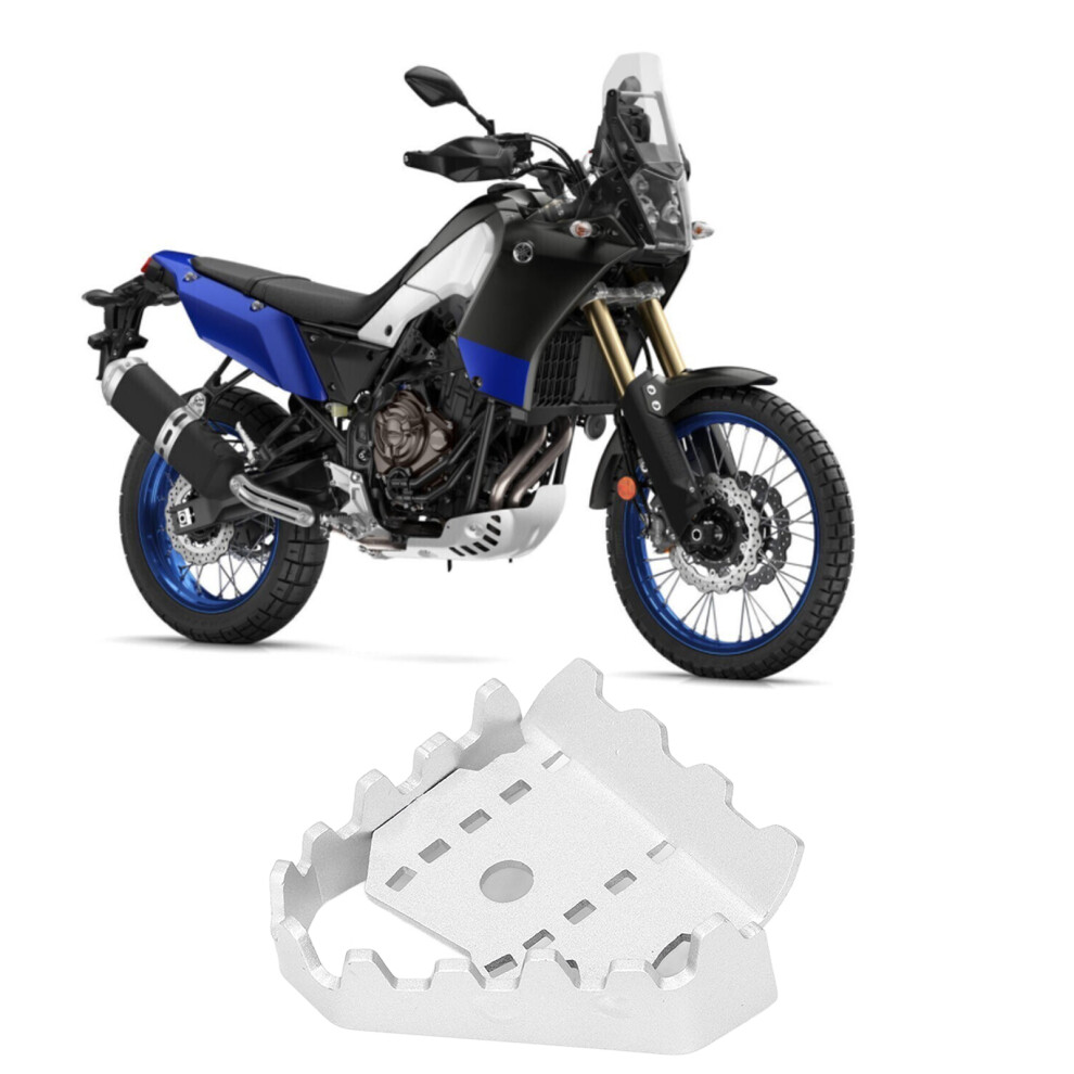 Motorcycle Brake Pedal Extender Cnc Aluminium Alloy Anti Slip Replacement For Tenere700 Xt Z700 2019Â2021Grey 8021321957677
