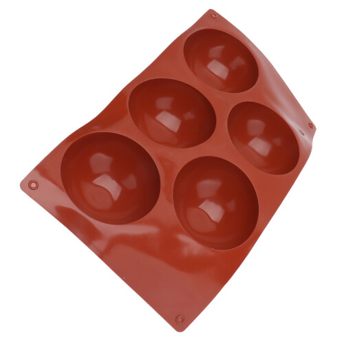Molde de silicona 3D Hemisphere - Marrón chocolate 115 g 2