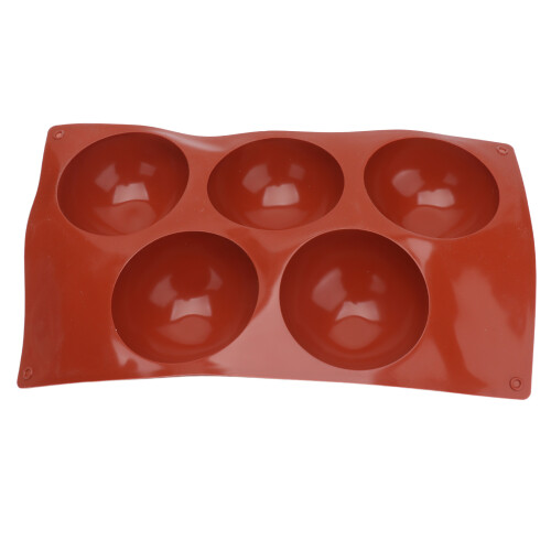 Molde de silicona 3D Hemisphere - Marrón chocolate 115 g 1
