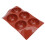 Molde de silicona 3D Hemisphere - Marrón chocolate 115 g 16