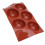 Molde de silicona 3D Hemisphere - Marrón chocolate 115 g 12