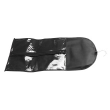 Étui pour extensions capillaires – Sac de voyage anti-poussière avec fermeture éclair – pour un usage quotidien – noir