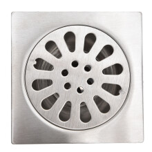 Évacuation de douche carrée en inox 10x10cm 204 g