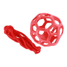 Horse Treat Ball Hay Feeder Toy Ball Hanging Feeding Toy for Horse Relieve Stress Stable Stall Paddock