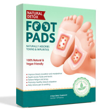 10 Stück Ingwer-Fußpads zur Entgiftung, für besseren Schlaf und Stressabbau