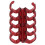 20Pcs Binding Rings Segmented Design Hold 60 Sheets 11mm Binding Thickness Office SuppliesRed 13