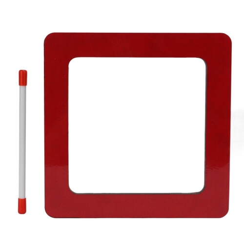 Red Square Tambor de mano - Tabla comprimida, Piel de resina 1