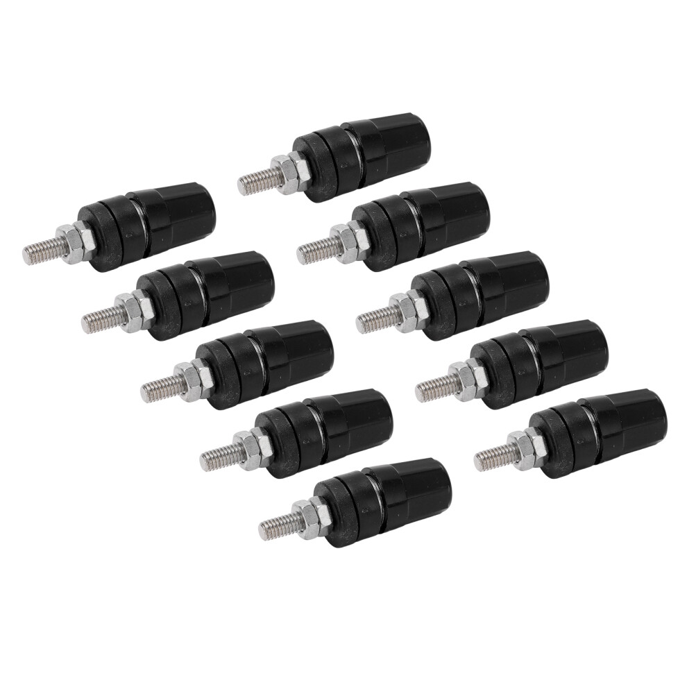 24.320 4.0Mm Terminal Binding Post 24A Banana Plugs Connector For Speaker Amplifier Terminalblack 4991321964477