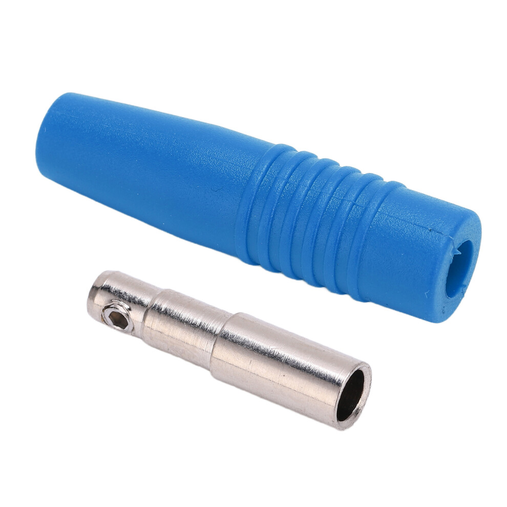 4Mm Female Banana Plug Pure Copper Nickel Plated Bullet Banana Connectors For Electronic Test Accessoriesblue 8221321964389