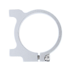 3400-0032-0032 Argento Supporto di montaggio a due colonne, 32 mm