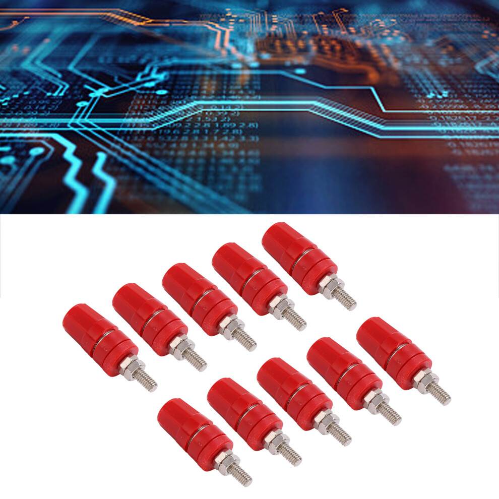 24.320 4.0Mm Terminal Binding Post 24A Banana Plugs Connector For Speaker Amplifier Terminalred 8401321964484