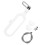 G1/2 682 g Attache de bidet, buses doubles blanches 14