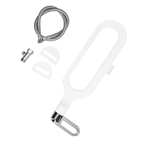 G1/2 682 g Attache de bidet, buses doubles blanches 1
