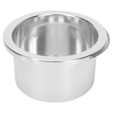 Pot de remplacement pour chauffe-cire, 100 mm, argenté, pour machine d'épilation, bol portable