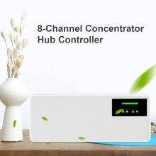 ContrĂ´leur de hub Ă 8 canaux 16 A blanc 28 x 11 x 4 cm