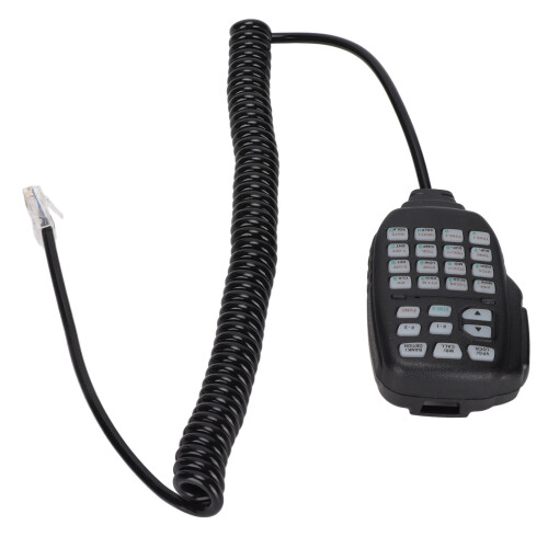 HM-133V 8-pin RJ45 microfono a mano in plastica nera