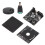 Mini scheda amplificatore Bluetooth 12V/24V 10W+10W ABS nera 14