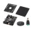 Mini scheda amplificatore Bluetooth 12V/24V 10W+10W ABS nera 12