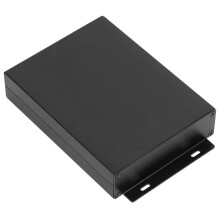 Boîte de dérivation en aluminium scindée 33x114x150mm noire