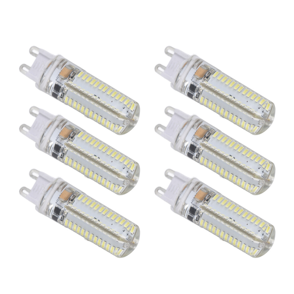 6Pcs G9 Silicone Bulbs 5W 104LED Light Bulb IP45 Waterproof for Home Chandelier Wall Lamp 220V-image-OPC-PHVVH25-NEW