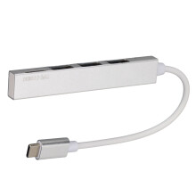 33S44-Anwintek Dock USB-C 4-in-1, Argento