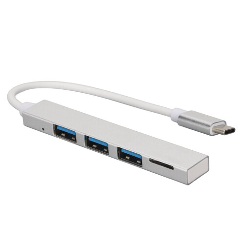 33S44-Anwintek Dock USB-C 4-in-1, Argento 1