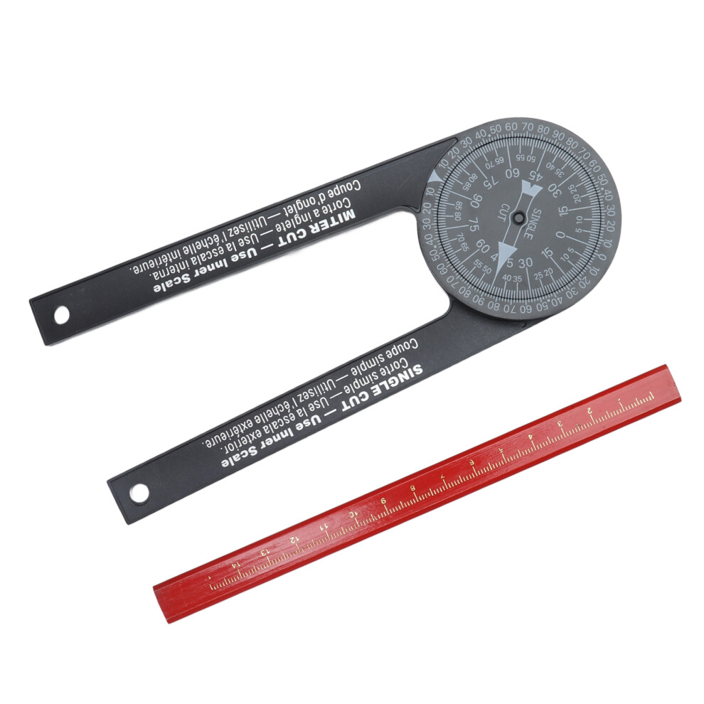 Angle Finder 360 Degrees Easy Measurement Free Rotation Portable Size Accurate Miter Saw Protractor For Woodworking 4991321967300